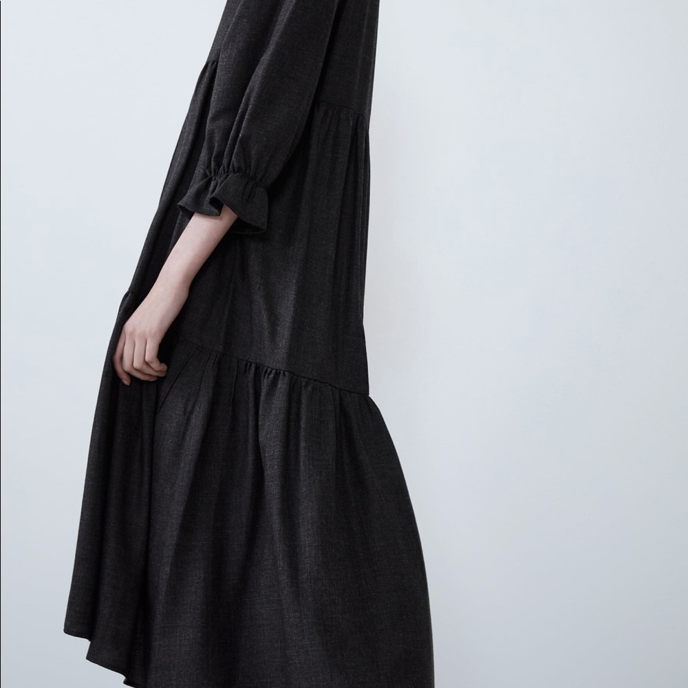 Zara midi pleated dress - Picture 5 of 8